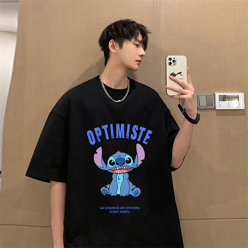 麂皮绒短袖t恤男大码半袖男 JD82220-P25图片