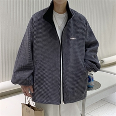 现货2026春季两面穿港风流行中性高街夹克男女外套W313-P58，男装夹克，电商A170