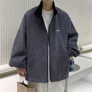 现货2026春季两面穿港风流行中性高街夹克男女外套W313-P58图片