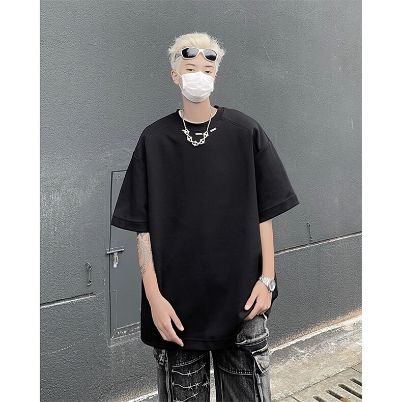 C445-P40小众设计感潮牌上衣夏季新款美式复古短袖T恤男现货,男装T恤,星座512-6