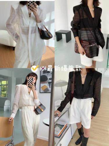 现货早秋薄款西装，女装西装，欧妮卡蒂蔓