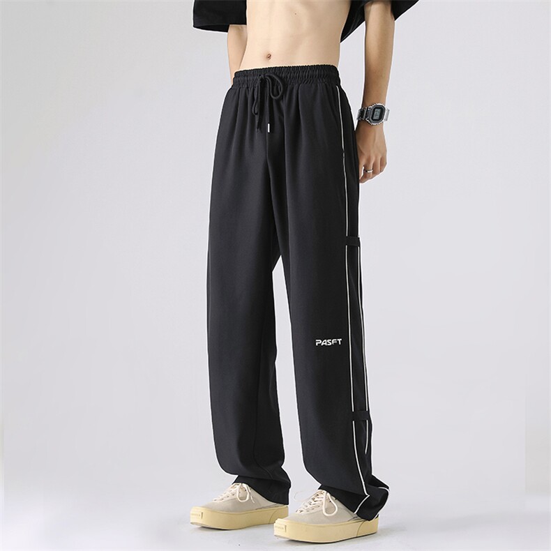 B258-K420-P60控78冰丝长裤面料成分聚酯纤维，男装休闲裤，电商B258