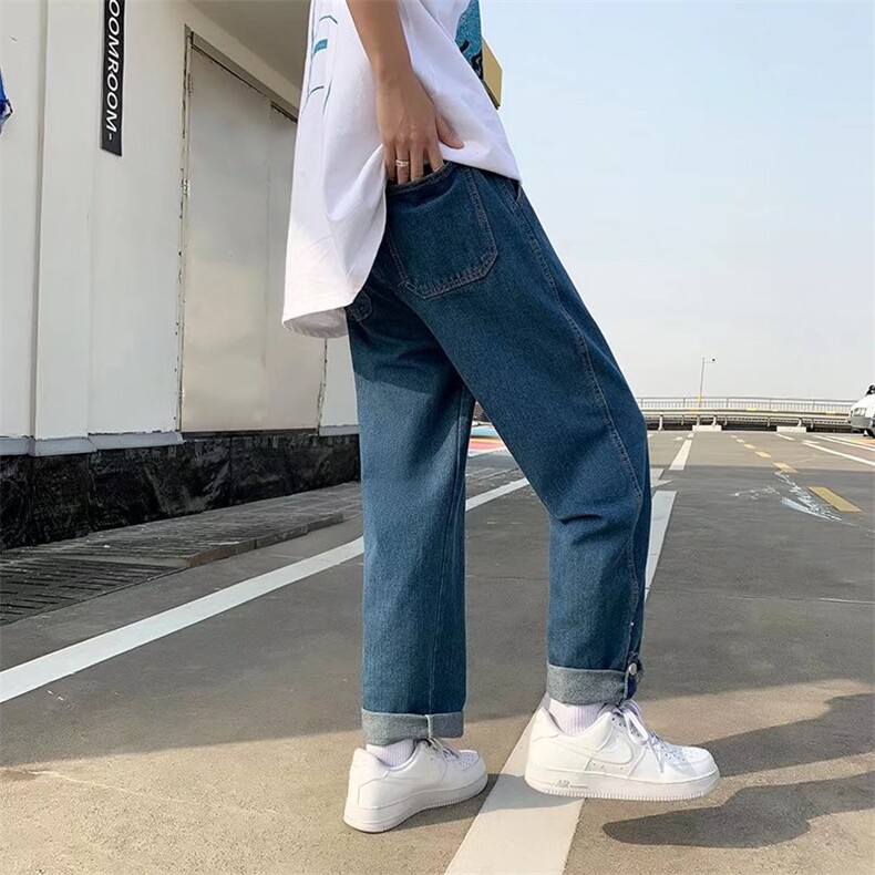 潮流春季牛仔裤男牛仔长裤抽绳牛仔裤K452P42,男装牛仔裤,星座1116-2