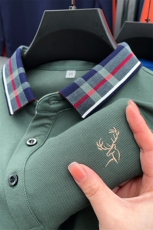 长袖t恤男士翻领polo衫2023春季薄款中年商务休闲男装体恤上衣服，男装T恤，电商B212（原钱塘6029）
