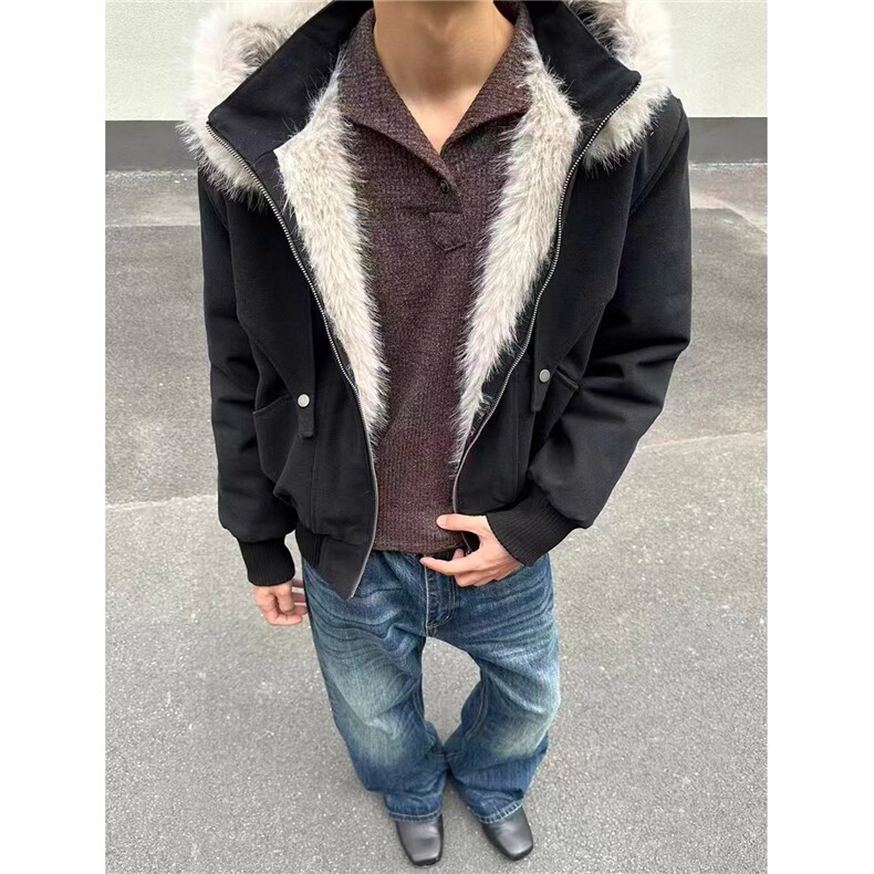 1506-1/MS50481/P129冬季战马座山雕夹克棉服男女保暖宽松美式图片