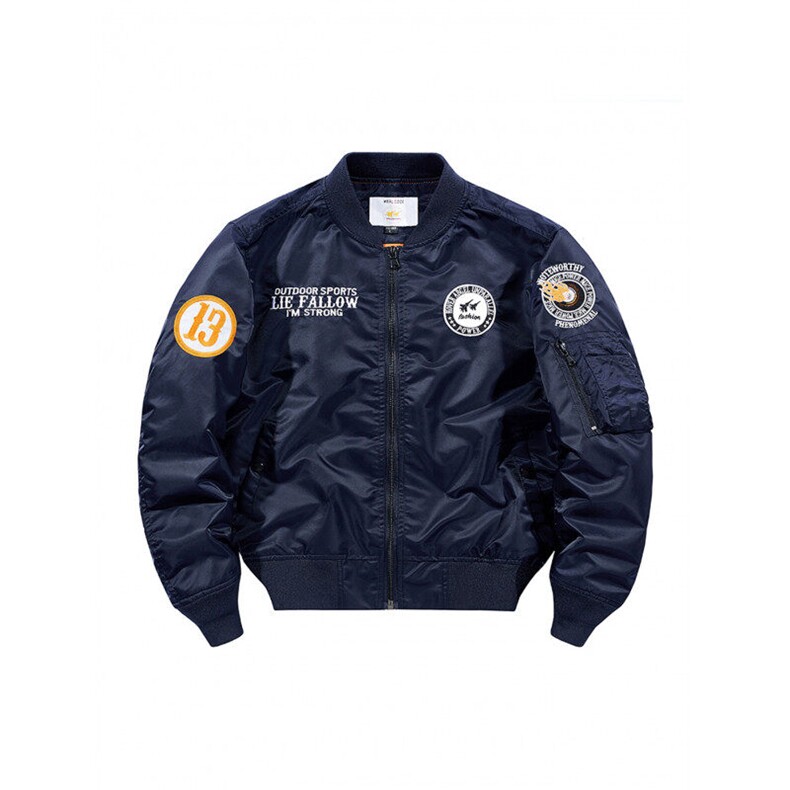 主推款：外套男飞行员夹克教练春秋冬加棉大码工装机车服棒球服夹,男装夹克,星座210-5(原414-2)