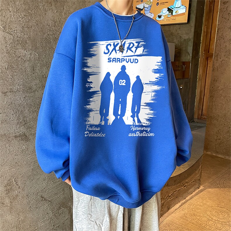 直播360克重磅美式印花卫衣Y209特P28同步供应华棉品质P38特,男装卫衣,电商A486