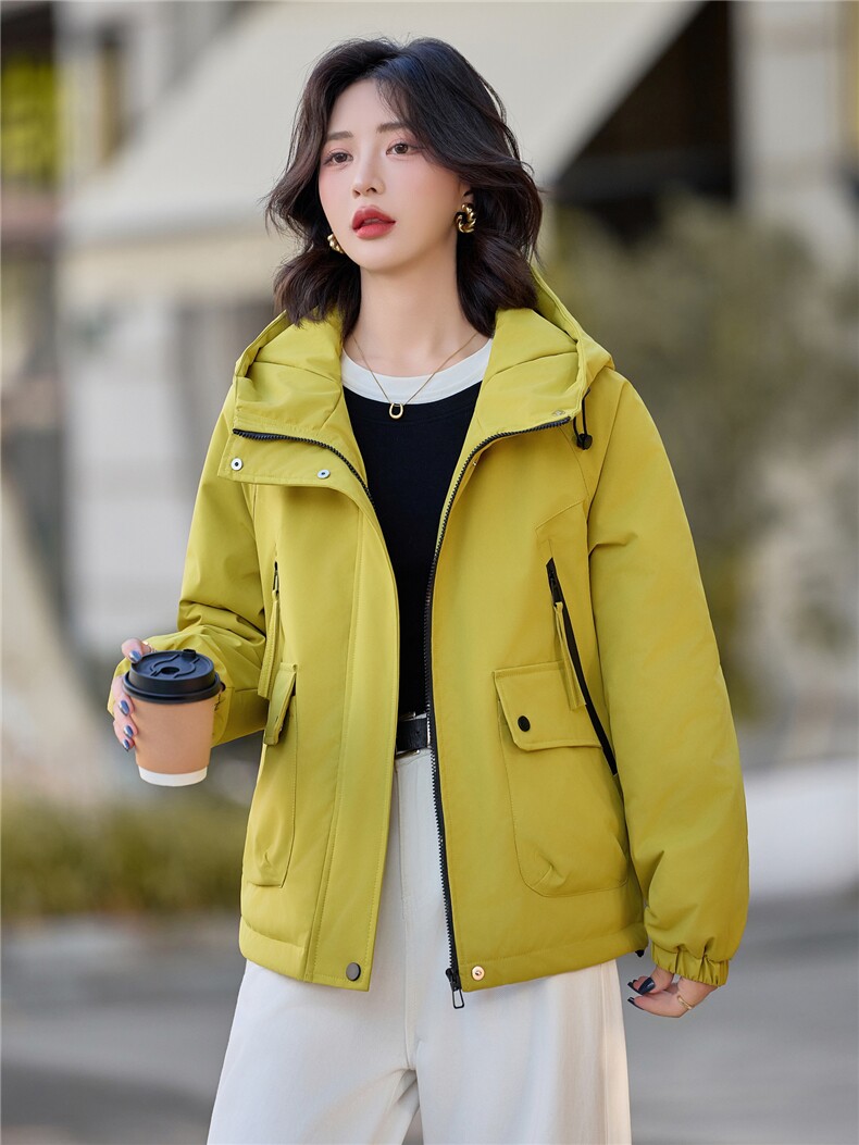 现货2025年冬季新款夹棉保暖棉衣派克服,女装棉衣/棉服,悦祺