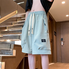 美式工装短裤男2025夏季宽松直筒中裤休闲五分裤A436-T2525-P25，男装休闲裤，电商A436