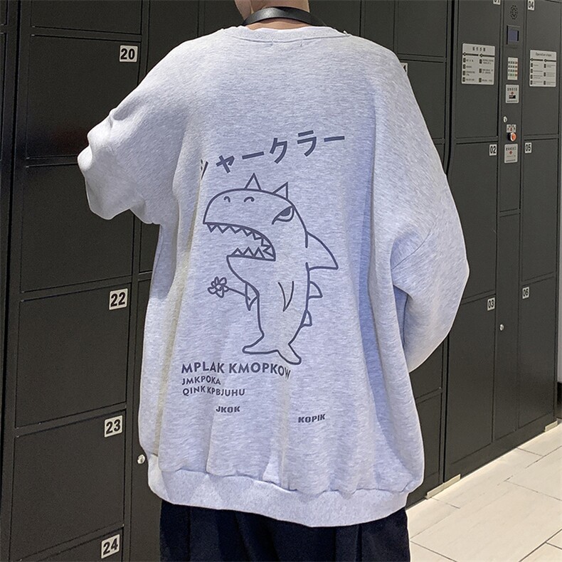 S6092-P35春季圆领卫衣男大码韩版宽松长袖外套男,男装卫衣,电商A040