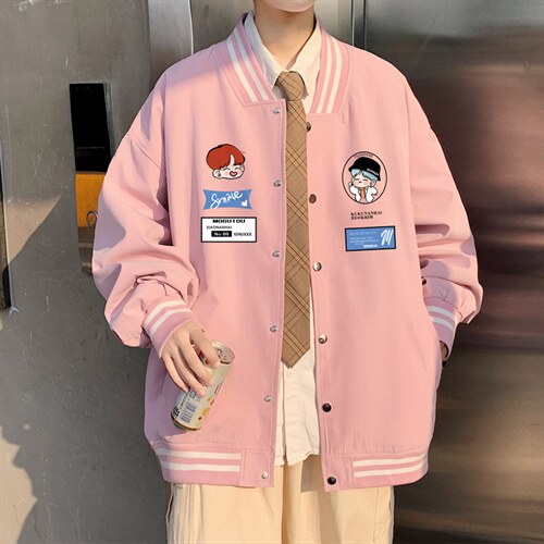 主推！2023春季新款男士棒球服中性潮牌夹克学生外套JK502P60，男装夹克，电商B220
