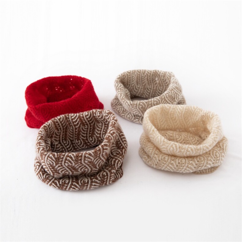 2025年时尚百搭通勤简约休闲双色元宝脖套，围巾，丽靓一衫