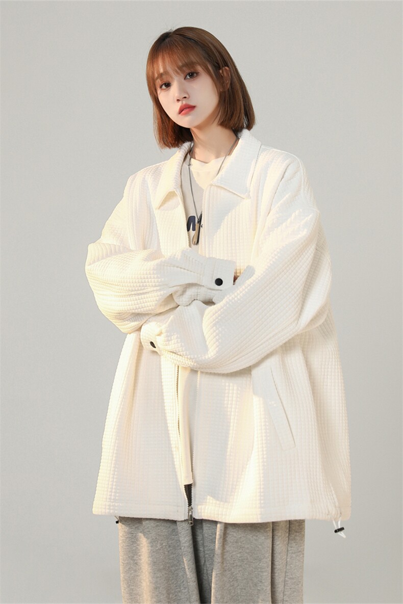 WY8011/P65春装新款现货中性风个性立领卫衣男女外套上衣夹克潮,男装夹克,电商A141