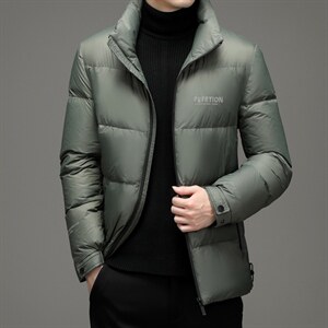 冬季男士休闲羽绒服中年男装立领外套爸爸装上衣MYYL2513-P270,男装羽绒服,电商B212（原钱塘6029）