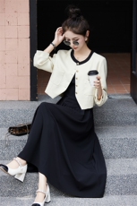 小香风外套连衣裙两件套女2025春季新款时尚气质名媛法式套装裙子，女装套装/套裙，采品优优