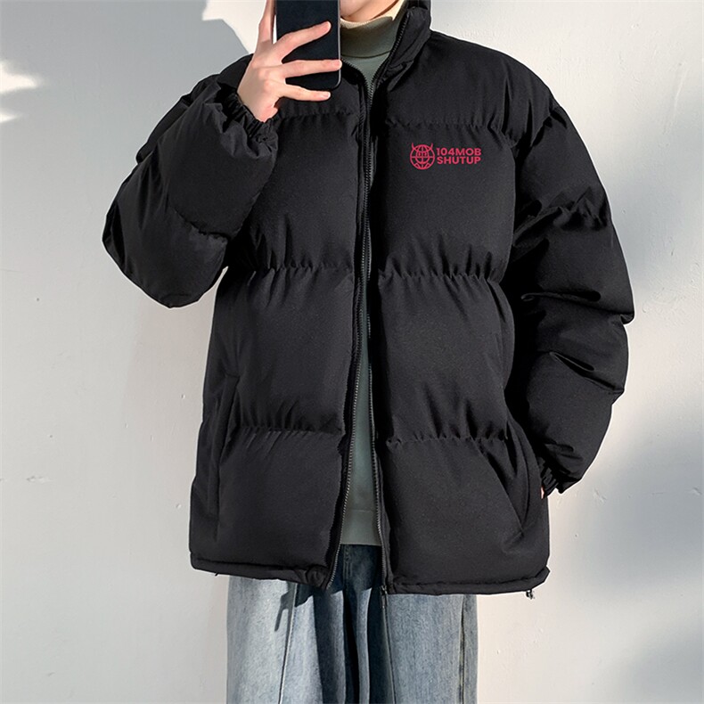已注册港风抖音直播得物高品质宽松面包服棉衣外套M1160P65图片