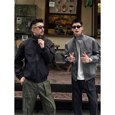 飞行员外套机能工装立领夹克JK0246特P66，男装夹克，星座908-1