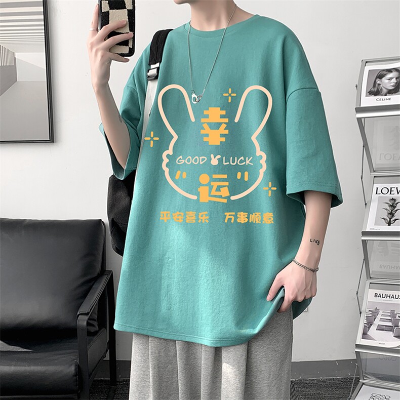 纯棉短袖t恤男大码半袖打底衫宽松体恤衫 DX17297-P20 大皂风图片
