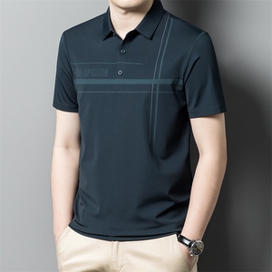 男士t恤短袖高端夏季翻领爸爸Polo衫男中年商务休闲XY3902-P58