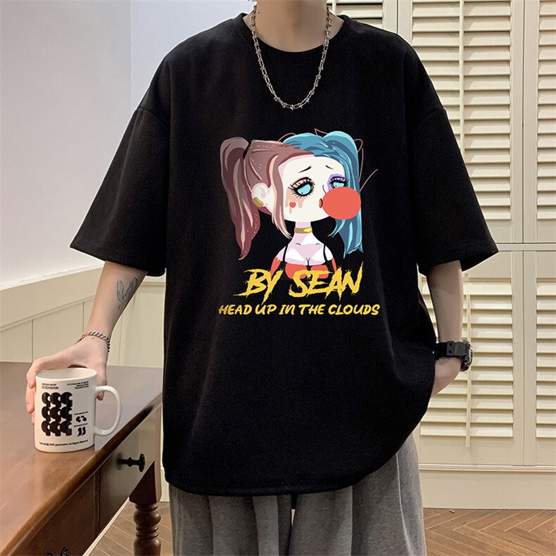 麂皮绒短袖t恤男大码半袖男JD82298-P25,男装T恤,电商A040