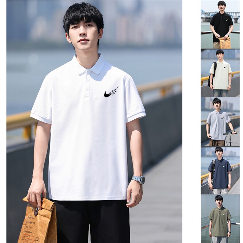 NP01男女休闲印花短袖夏季POLO衫学生团队服文艺TEE恤衫大码简约，男装T恤，星座115A(原星座507）