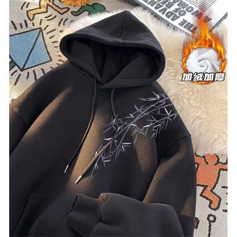 新中式风卫衣秋冬季新款潮青少年百搭印花加绒外套WL09，女装短外套，星座1116A（原606A-3）