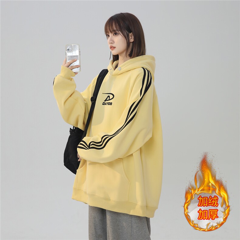 有数据！冬季万针刺绣卫衣上衣情侣装套头衫女W2204加绒-P65控98,男装卫衣,星座815A
