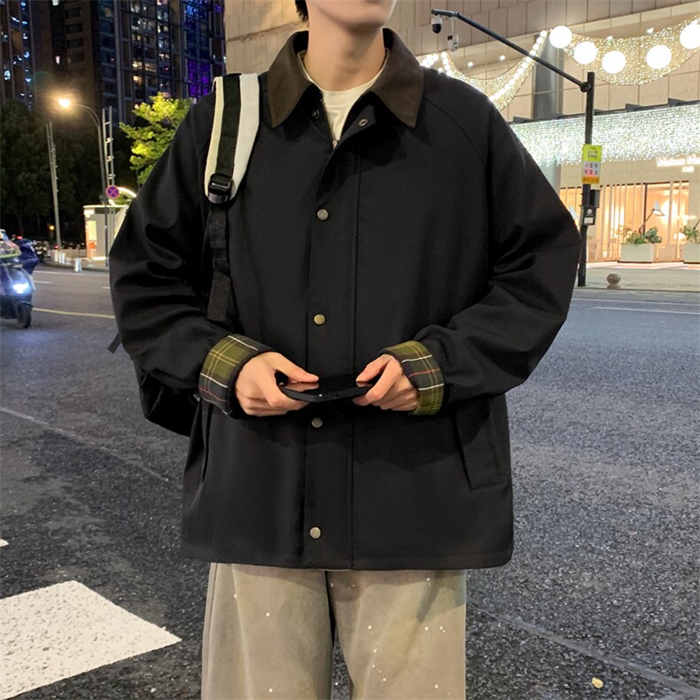 2026春款老钱风高品质纯棉猎装夹克DSA157B-J2608-特P78图片