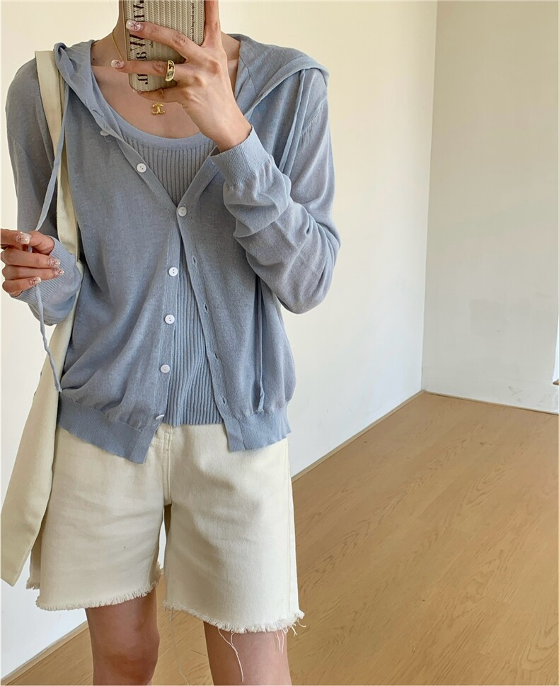 简约百搭长袖开衫女宽松休闲针织外套,针织衫/毛衣,伟祺羊绒