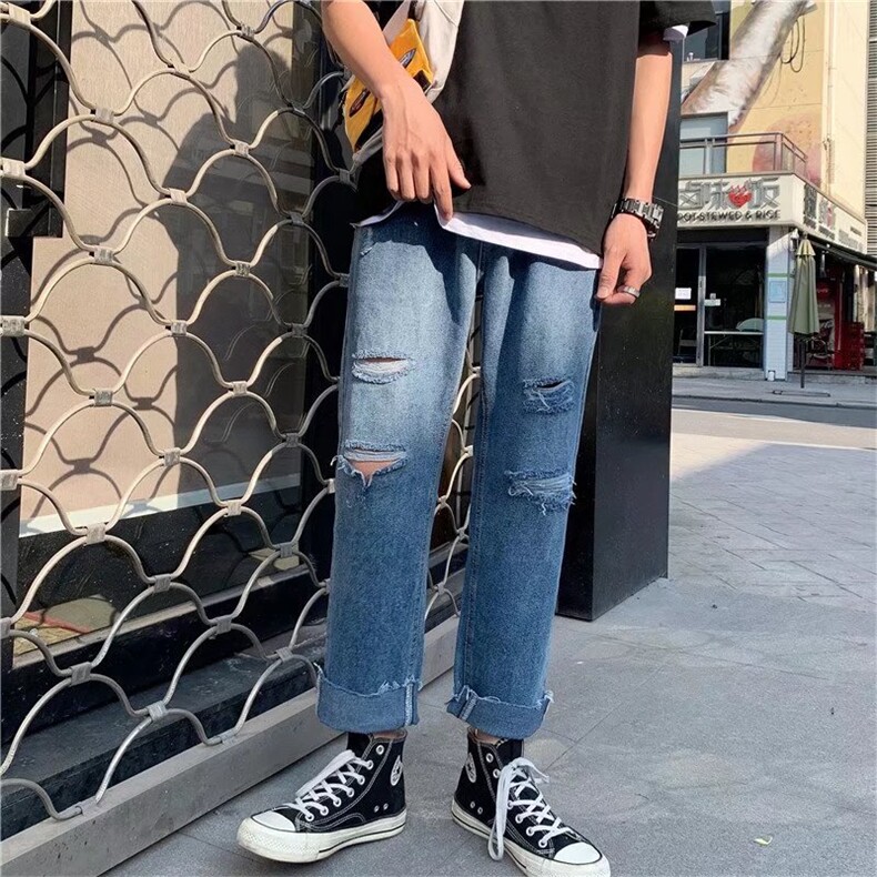 潮流春季牛仔裤男牛仔长裤K3301P38图片
