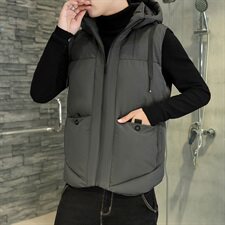 2021秋冬季新款连帽男士潮流马甲男潮流外套A438-R001，男装背心/马甲，电商A438