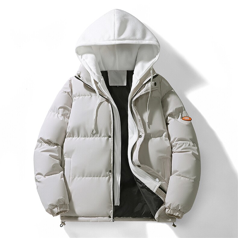 情侣棉服冬季新款假两件套棉衣男士外套宽松百搭连帽棉服MY090-60,男装棉衣,星座1402-1