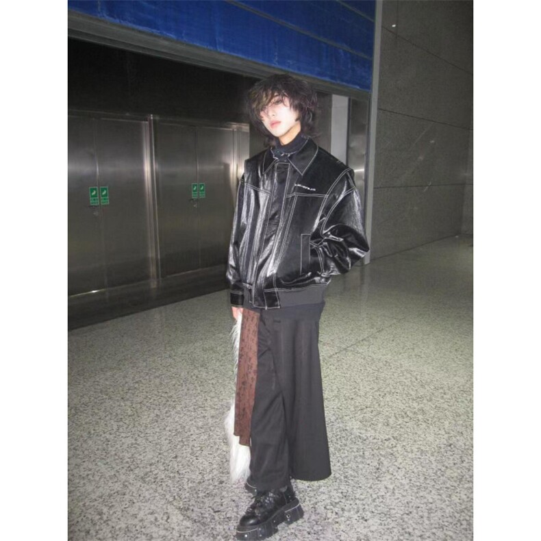 【有货】cleanfit皮衣外套男春秋高级感痞帅飞行员夹克W190WW-P92,男装夹克,星座1007（原301D）
