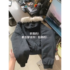 现货高品质美式高街冬季重磅硬挺短款座山雕毛领棉衣男女加厚外套，男装棉衣，电商A486-1