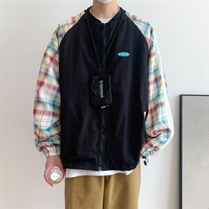 潮流夹克潮男春季棒球领夹克JK426P55,男装夹克,星座1116-2