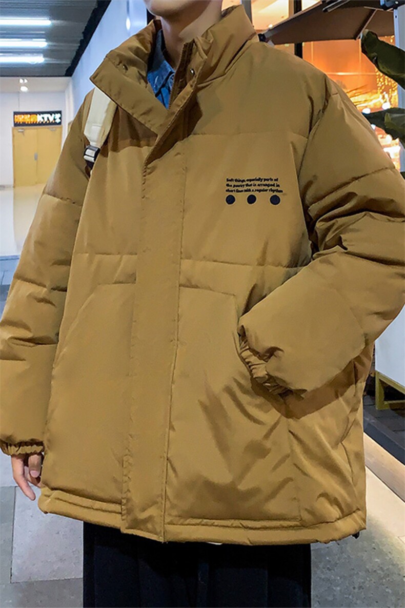 棉衣男士秋冬季宽松百搭立领加厚保暖长袖开衫棉服MY005p138控158,男装棉衣,星座605(原A050)