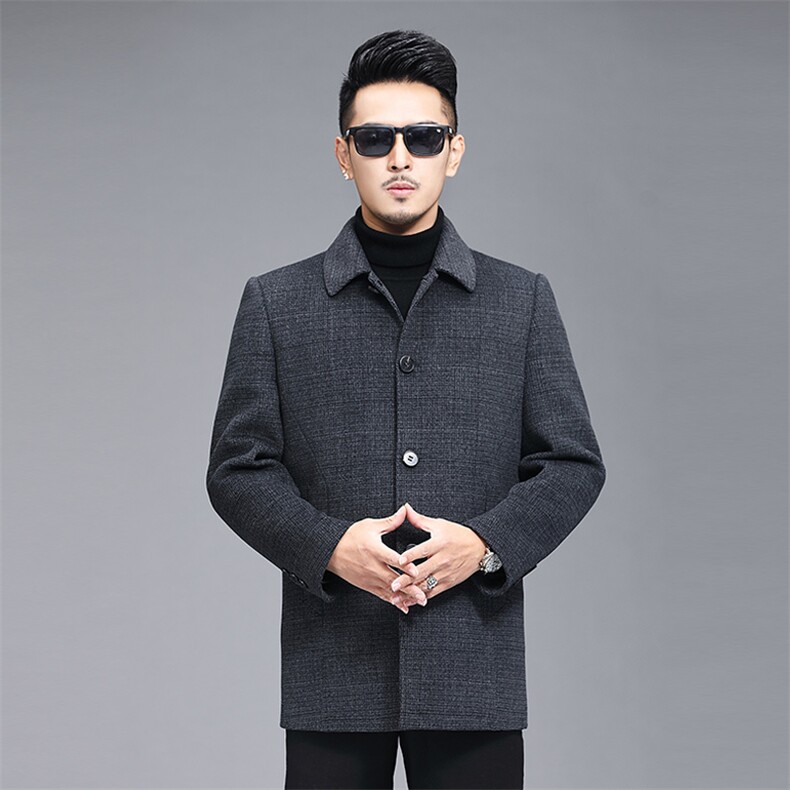 2023冬新款双面呢羊毛尼子休闲中年男毛呢大衣外套ALXB98023-P400,男装羽绒服,电商B212（原钱塘6029）