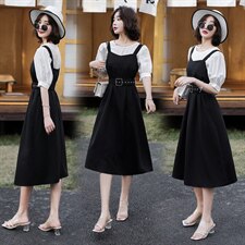 黑色配白色