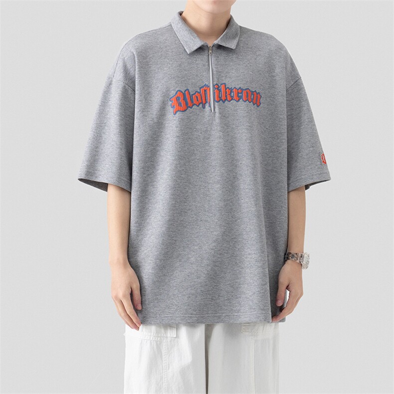 夏季新款POLO杉休闲潮流美式华夫格百搭翻领短袖T恤PL3321-P51,男装T恤,星座717