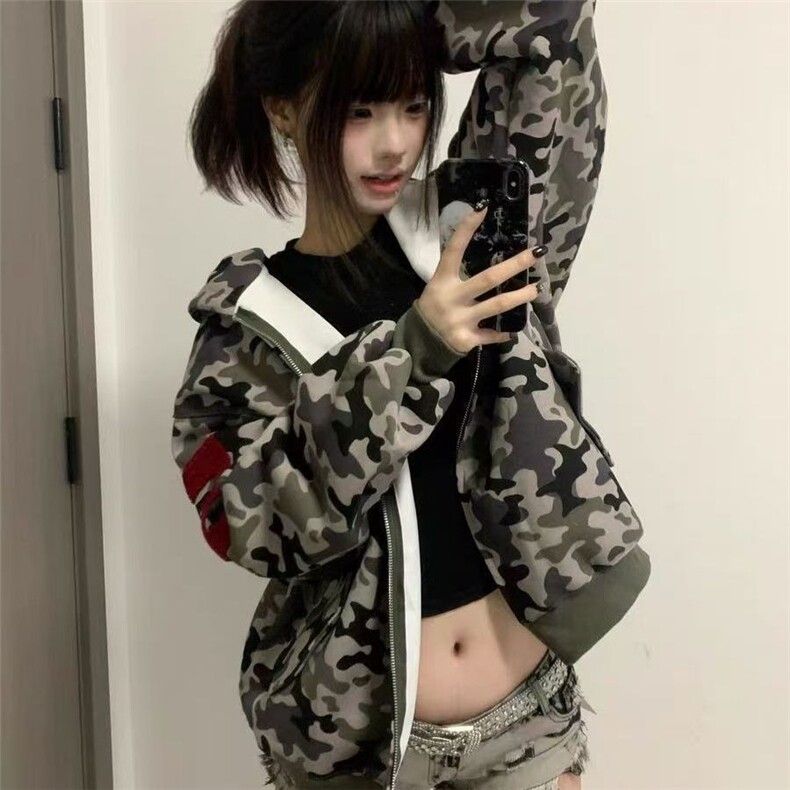 美式重磅杜宾犬秋款开衫连帽卫衣男女情侣上衣外套夹克LW2029-P58,男装夹克,星座1008