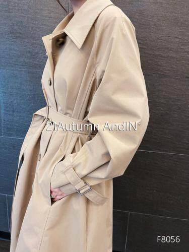 2021秋季新款风衣外套，女装风衣，AND IN+