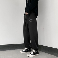 垂感西裤男夏季薄款dk制服男裤子韩版潮流冰丝休闲裤K3651-P35，男装休闲裤，星座512-2