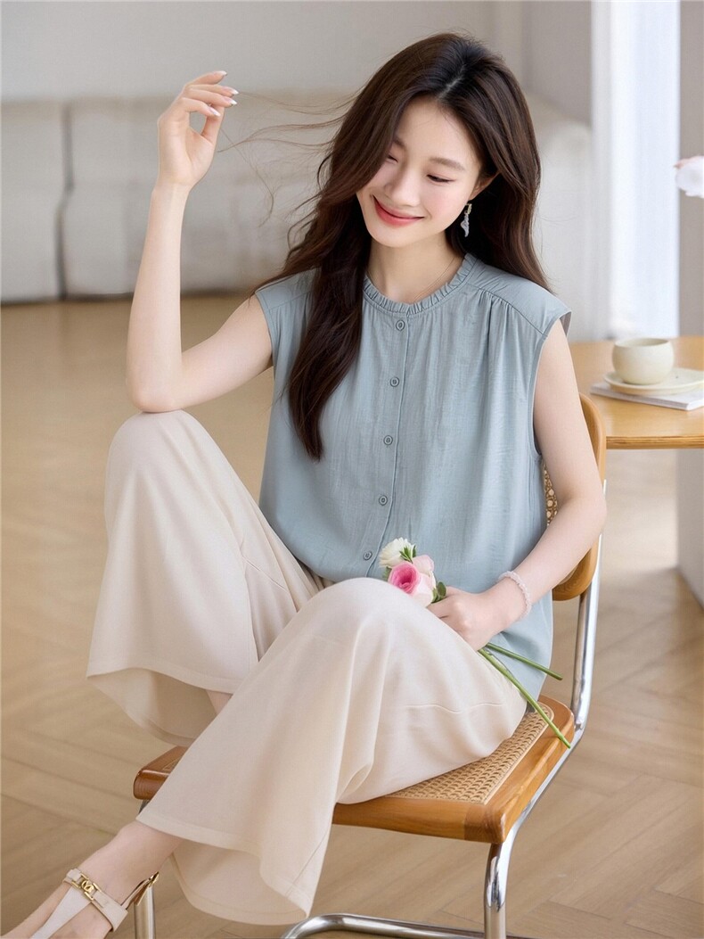 大量现货。2026年夏季时尚宽松两件套套装,女装套装/套裙,依万里