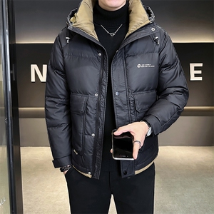 男士羽绒服冬季2024新款加厚连帽外套 A313-8006-P175 控价258图片