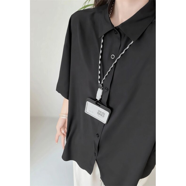 抗皱冰丝垂感衬衣5X1011-TP16不韩版休闲通勤透气短袖衬衫，男装T恤，电商A102