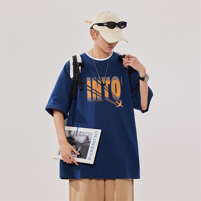 2024暴款超高点击率重磅纯棉短袖T恤上款就出单-D328A-TX0008特批，男装T恤，电商D328A（原310B-3）