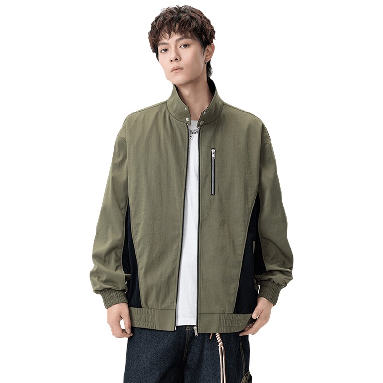美式大码休闲夹克外套8576-P70控129大码元,男装夹克,星座209