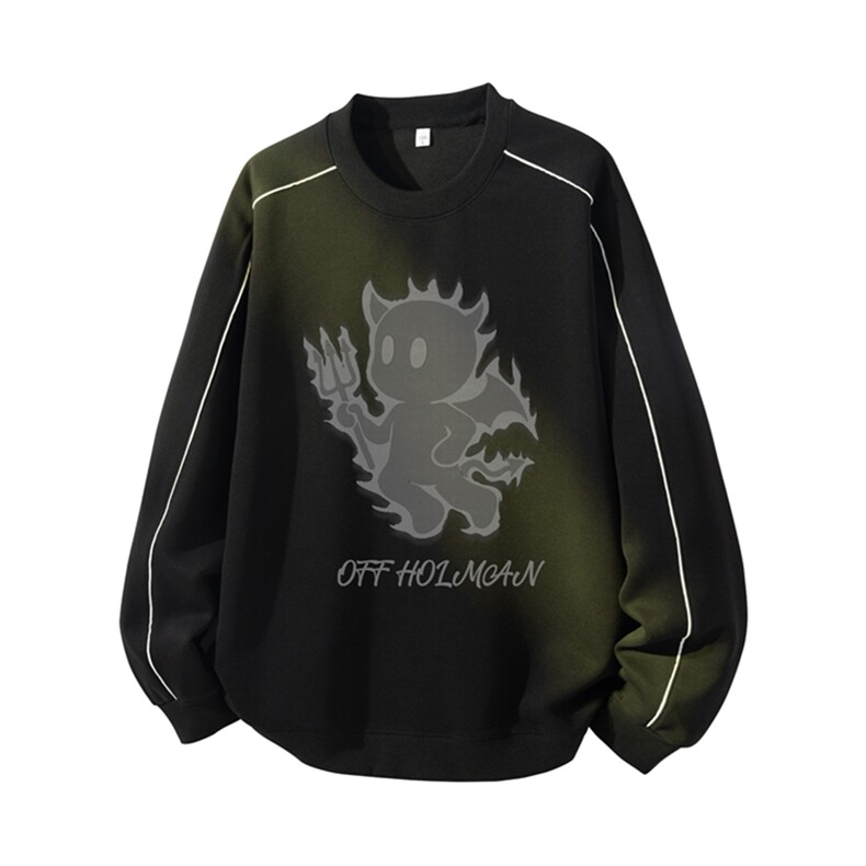 得物供货、复合重磅420克现货圆领卫衣宽松HD019-1-YLT2545-特P35,男装卫衣,电商019-1