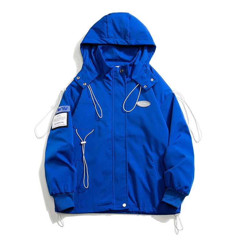 12025冲锋衣中性风大码M-5XL宽松潮百搭外套男工装JK7569P75控99，男装夹克，星座226-2