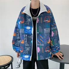 春季新款美式男外套双面穿夹克WT29P60，男装夹克，星座1116-2